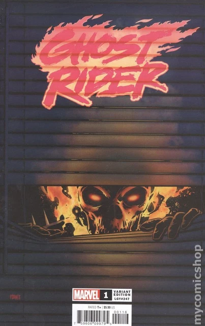 Ghost Rider 1J Fornes Variant VF 2022 Stock Image