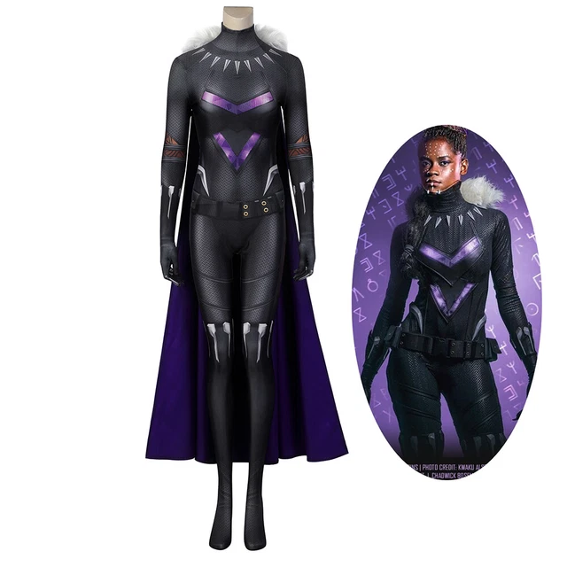 COSTUME FEMME PANTHÈRE noire Wakanda Forever Shuri cosplay EUR 61,58