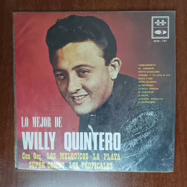 Lo Mejor De Willy Quintero Vinilo LP Cumbia Porro Discomoda El Cangrejo