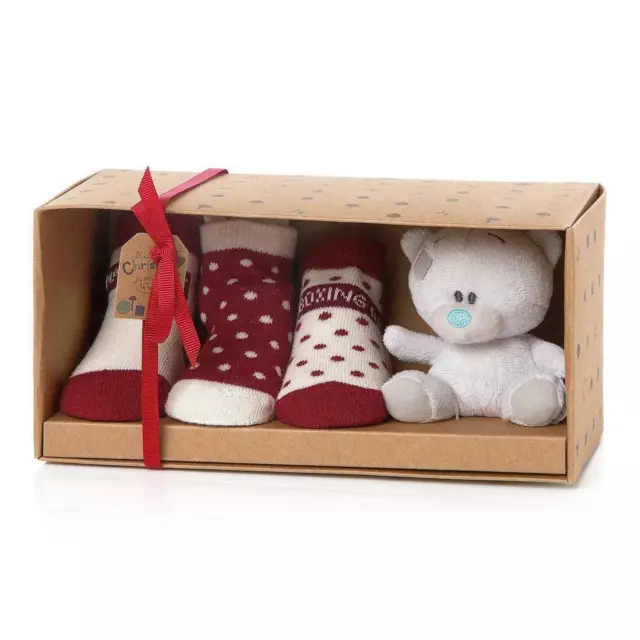Tiny Tatty Teddy Me To You jouet doux et chaussettes de Noël ensemble cadeau neuf 2