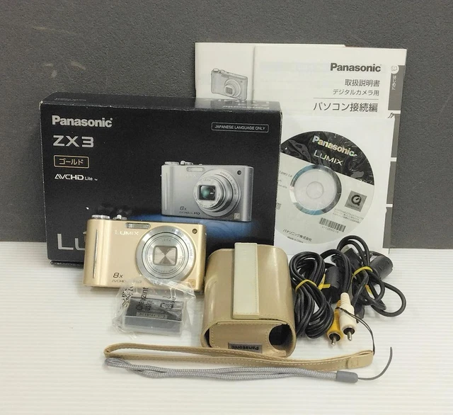 Panasonic DMC-ZX3 ゴールド Panasonic Lumix DMC-ZX3 Digital Compact – Retro Camera Shop
