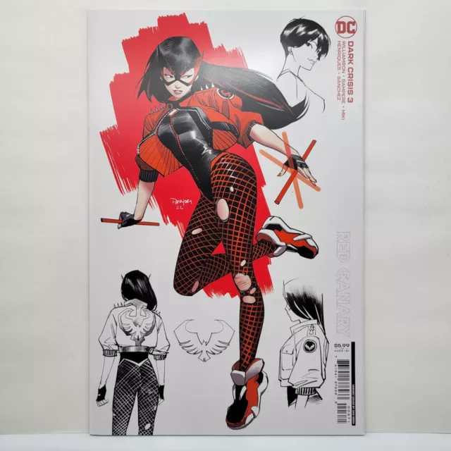 Dark Crisis #3 Cover D Variant Dan Mora Red Canary Design Card Stock Cover 2022