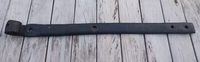 XL Large Vintage Strap Hinges Antique Hand Forged 27.5"L x 1.75" w