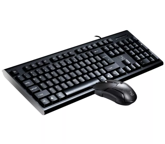 Office Professional Wired Keyboard and Mouse Combo Suit Set