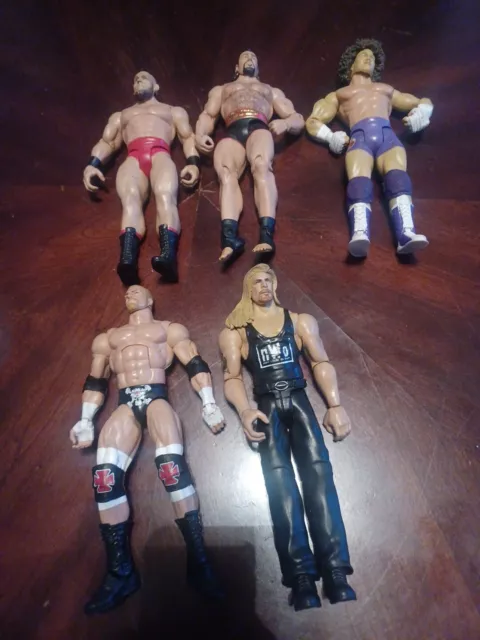 wwe action figures used lot