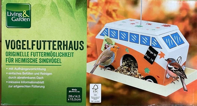 Vogelfutterhaus Vogelhaus Vogelfutter Futterstation Vogel Vogelfutterspender