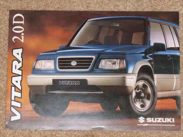 1996 SUZUKI VITARA 2.0D Sales Brochure