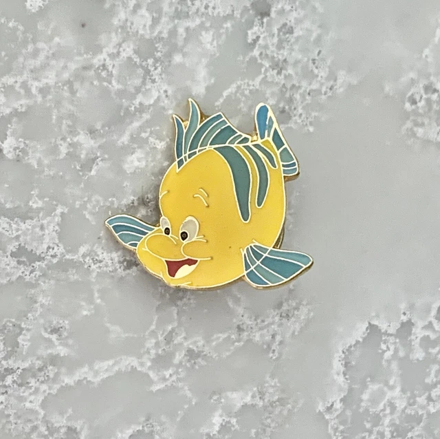 DISNEY PIN FLOUNDER Vintage The Little Mermaid £6.00 PicClick UK