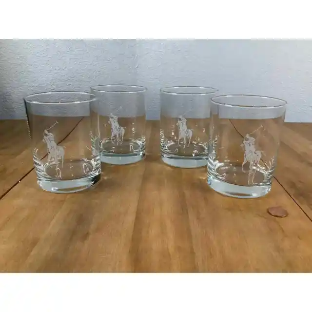 Ralph Lauren Polo Limited Edition Tumblers, New Set of 4