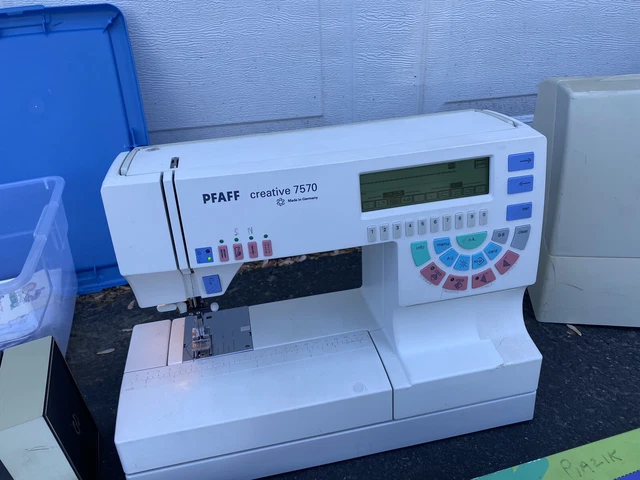 Pfaff Creative 7570 Sewing Machine Embroidery Pfaff Creative 7570 Sewing Machine Embroidery