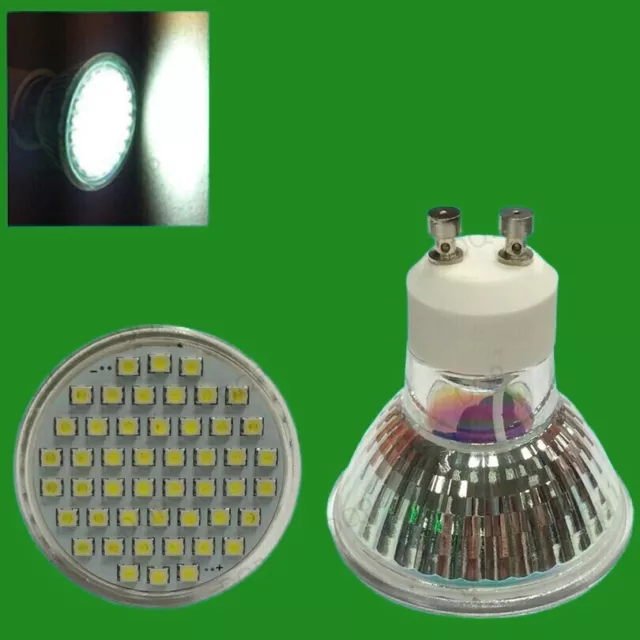 2x 5.6W LED Epistar Bombillas Foco, Luz Blanco GU10, R50 Repuesto Lámparas