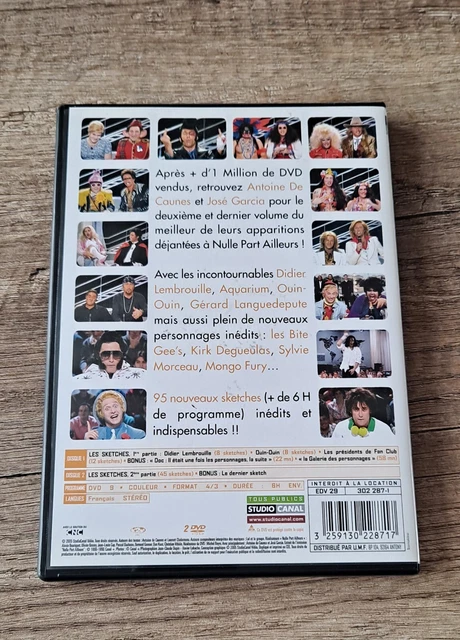 DVD De caunes Garcia nulle part ailleurs 2 coffret/bid72 2