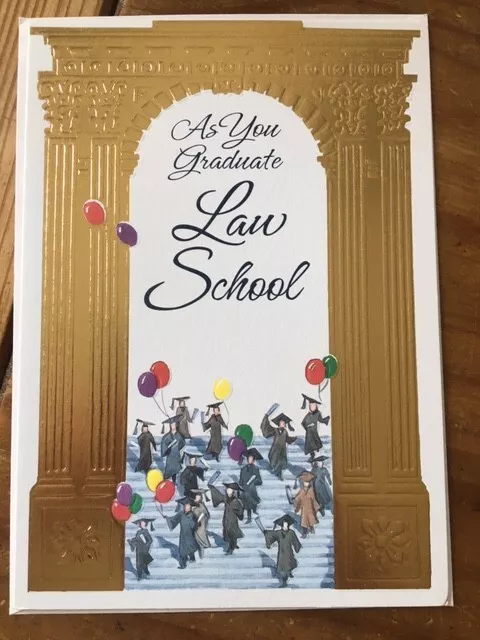 Law School Graduation Card By Designer Greetings Graduation Congratulations New