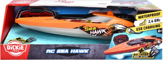 Dickie ferngesteuertes Fahrzeug Boot Go Crazy RC Sea Hawk 201106012