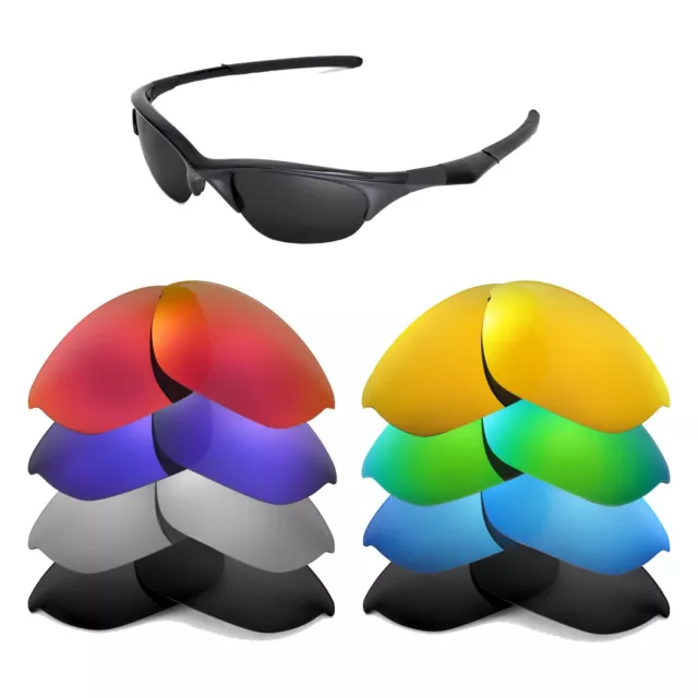 Walleva Replacement Lenses for Oakley Half Jacket Sunglasses - Multiple Options