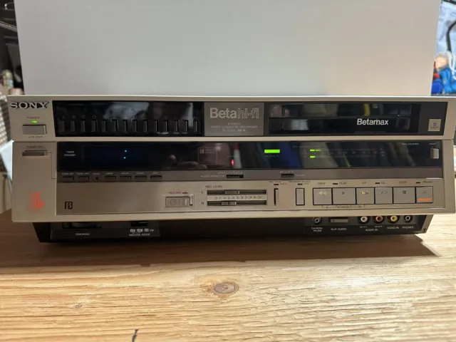 Sony Betamax Beta Tape Player Hi-Fi Stereo SL-5200