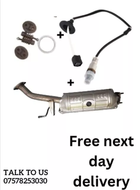 Honda Civic Hybrid 1.3/1.4 IMA 2006-2012 Catalytic Converter+Sensors+middle pipe