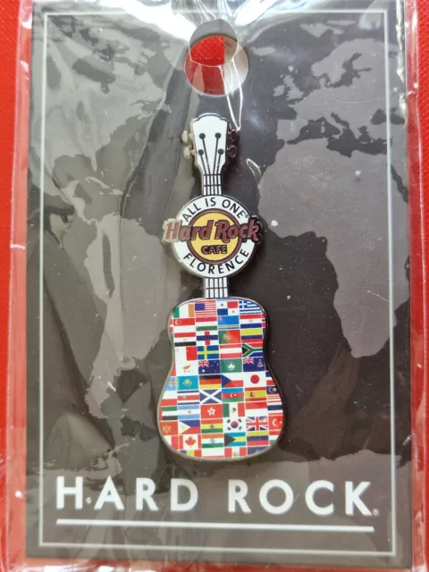 HRC Hard Rock Cafe Florence All is One Flag Guitar 2017 LE new OVP Guitar