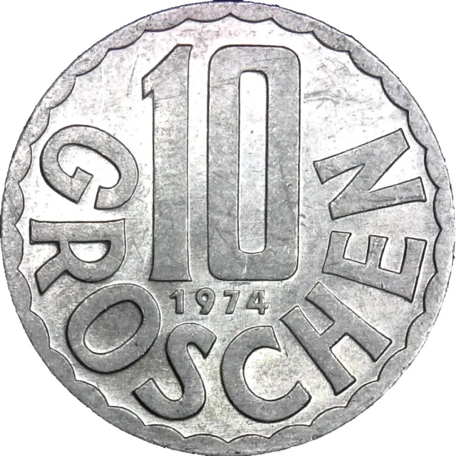 10 Ten Groschen Austria Coins Circulated Good Condition Europe Austrian