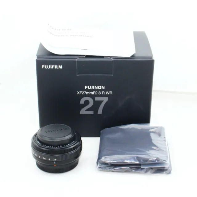 "Near Mint w/BOX" FUJIFILM Fuji Fujinon XF 27mm f/2.8 R WR Black  #11076
