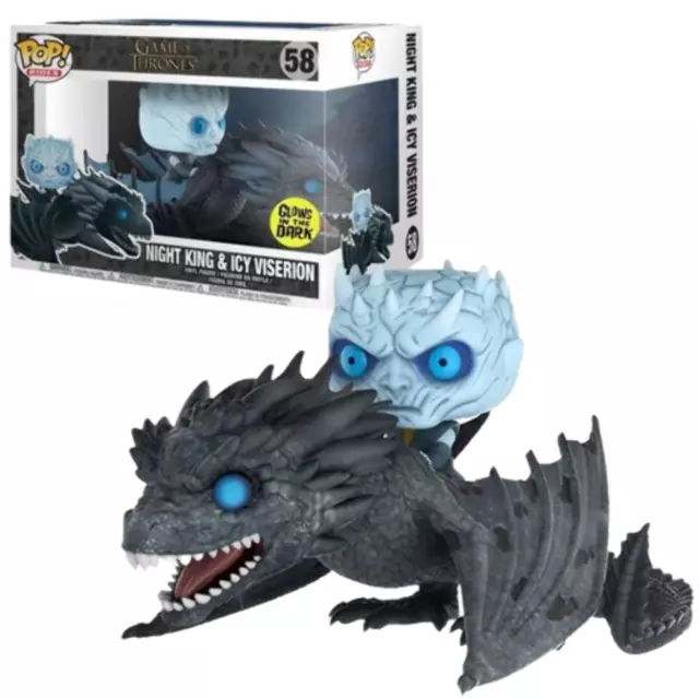 Game of Thrones Night King & Icy Viserion GITD #58