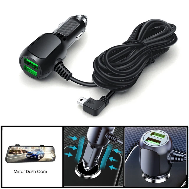 Hardwire Car Charger power Cable for GARMIN nuvi 52 52LM 54LM 55 55LM Auto GPS