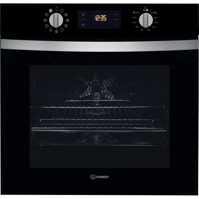 Indesit IFW4844HBL Four Électrique Multifonctions Encastré Noir 71 L Classe A+