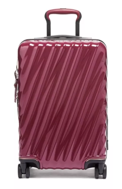 NWT TUMI International Expandable 4 Wheeled Carry-On Luggage 22" in Berry $695.