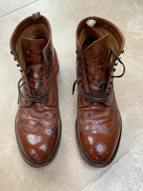 OFFICINE CREATIVE ANATOMIA Tan Leather Boots: 10 / 44 Excellent £145.00 ...