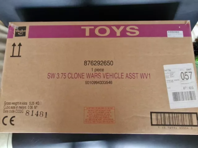 Star Wars Clone Wars AT-TE Sealed All Terrain Tactical Enforcer In Shipping Case