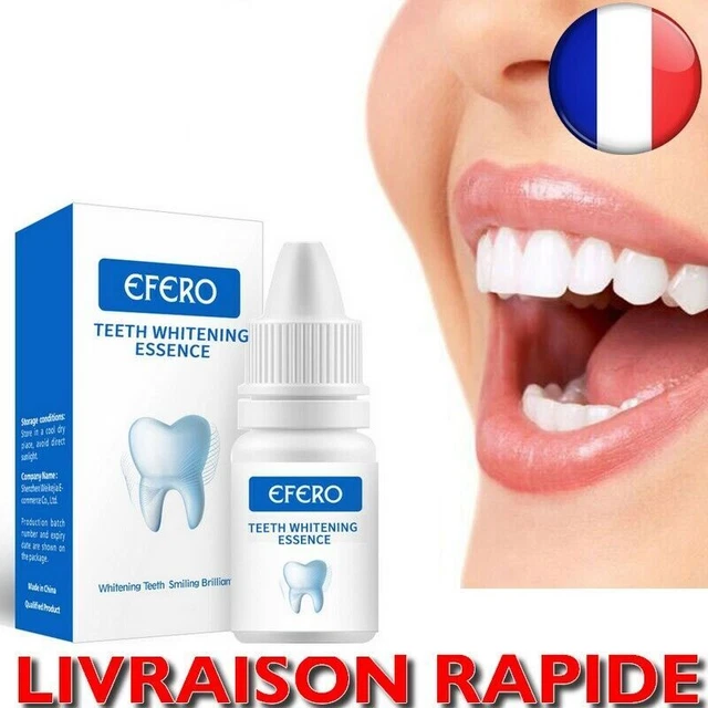 La esencia de higiene bucal en polvo para blanquear los dientes elimina las...