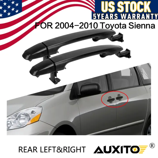 2X For Toyota Sienna 04-10 Rear Left&Right Sliding Door Door Handle 6921308020