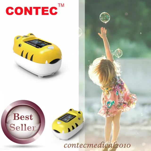 CONTEC CMS50Q1 Fingertip Child Pulse Oximeter Infant Baby SPO2 Monitor PR New