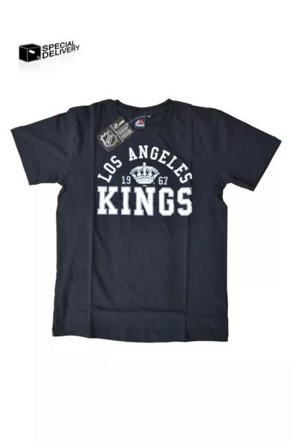 Los Angeles Kings - Official Majestic T-Shirt (Neu/New) Nhl Eishockey Trikot