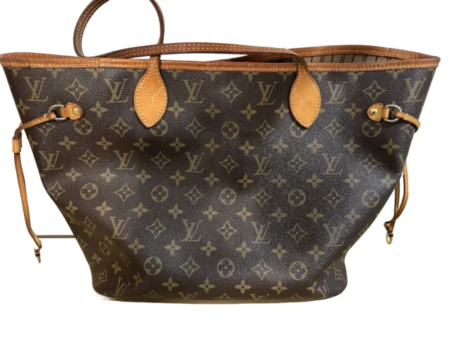 Louis Vuitton M22978 LV by The Pool Neverfull mm, Beige, One Size