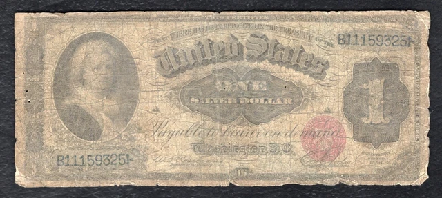 Fr. 215 1886 $1 One Dollar “Martha” Silver Certificate Currency Note (B)