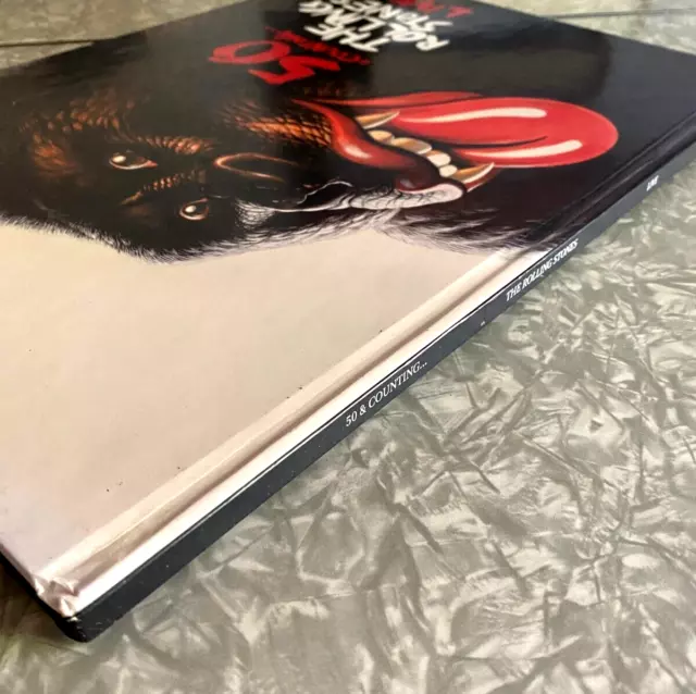 The Rolling Stones 50 and Counting Hardcover Book 2013 Tour *PAGE SEPARATION* 2