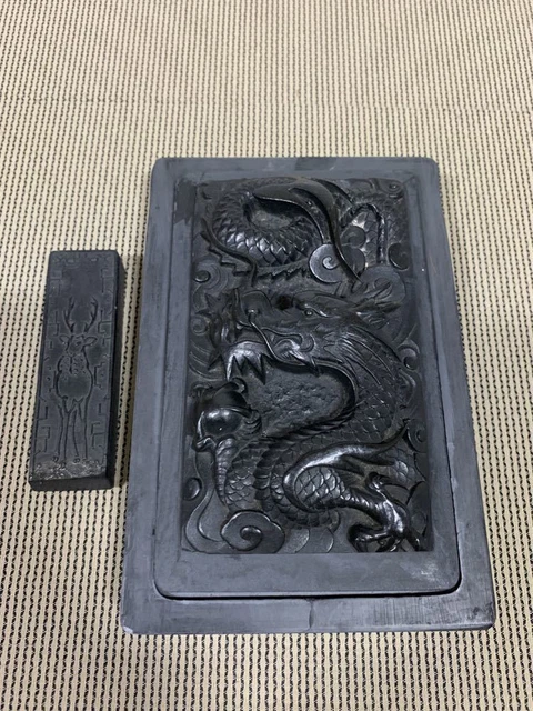 Ink Stone Suzuri Japanese Vintage Calligraphy Tool S441