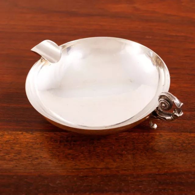 Graff Washbourne & Dunn Sterling Silver Ashtray #3776 Footed, Handled No Mono