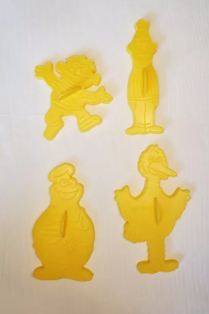 Vintage Wilton Sesame Street Cookie Cutters Big Bird Cookie Monster Bert Ernie