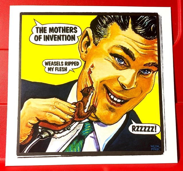 FRANK ZAPPA/MOTHERS WEASELS Ripped My Flesh Album Cover Art PICTURE ...