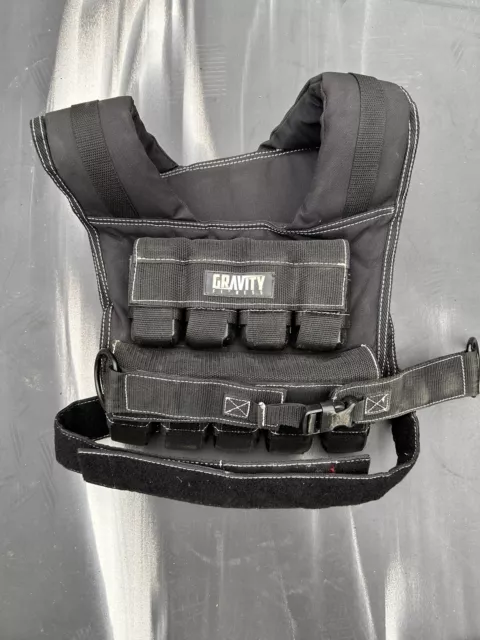 Weighted Vest 20kg - Fully adjustable.,Gravity Fitness (collect DE13 Or KT14)