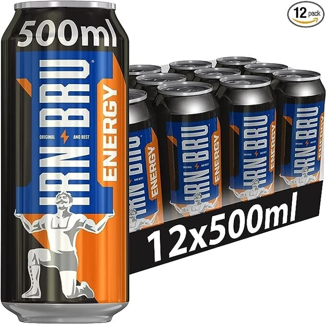 IRNBRU ENERGY DRINK The Iconic Taste of IRNBRU with Taurine 12 x