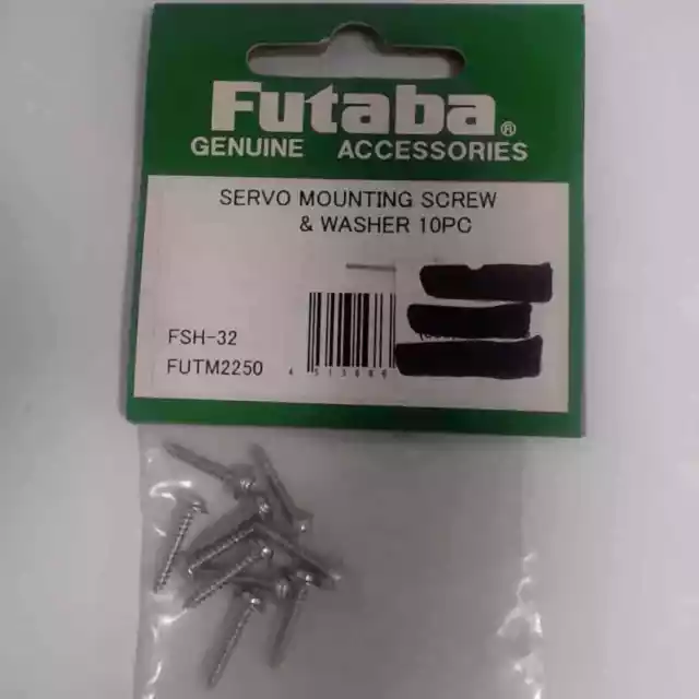 Futaba Radio Controlled Products: Servo Mounting Screw & Washer 10 pc.