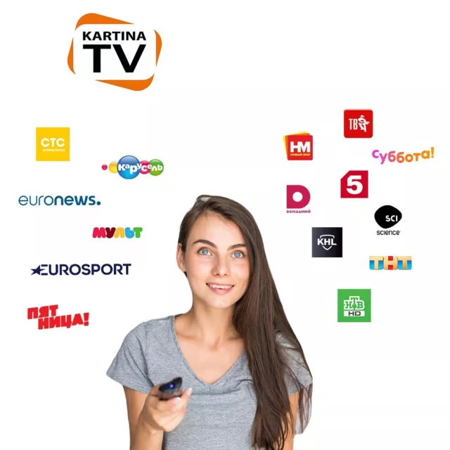 Abonnement Tv prépayé Kartina Premium Russie 12 mois pour Box, iPad, iPhone 2