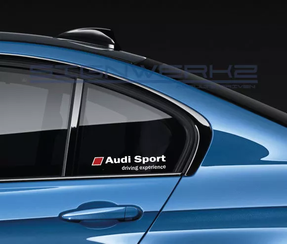 AUDI SPORT STICKER decal A4 S4 S3 TT R8 A6 Q5 Q7 2 colors RS old