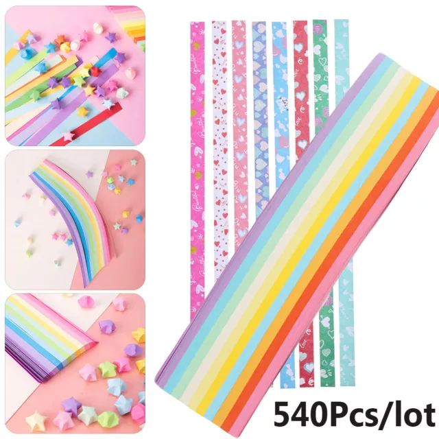 Colors Home Decor Best Wishes Folding Star Origami Paper Strips Scrapbooking