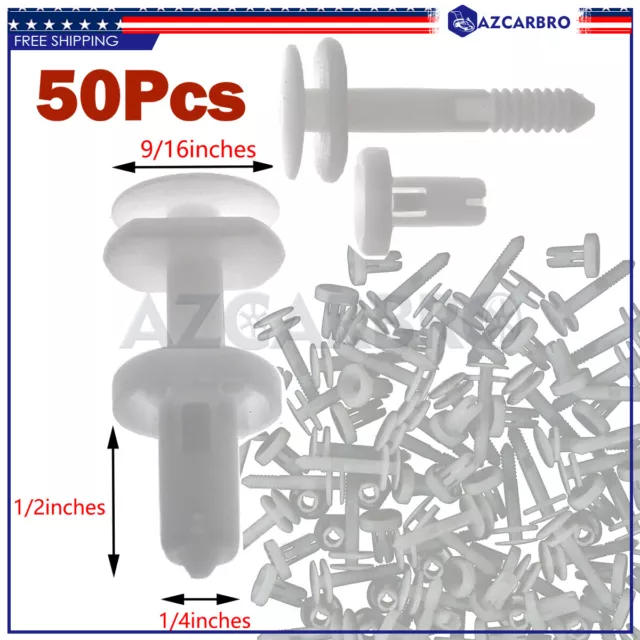 For 15960325 GM CHEVROLET GMC TRUCK DOOR TRIM PANEL PUSH TYPE RETAINER CLIP 50PC