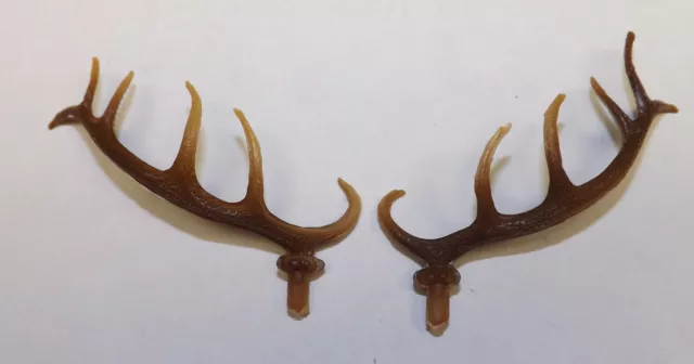 Cuckoo Clock Deer Antlers Hunter Case 2 1/2" Length Stag Set of 2 GERMAN MADE