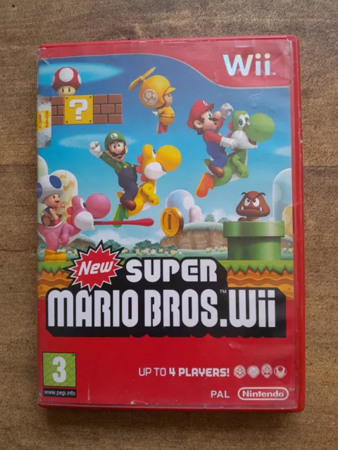 NEW SUPER MARIO Bros Nintendo Wii PAL £12.00 - PicClick UK